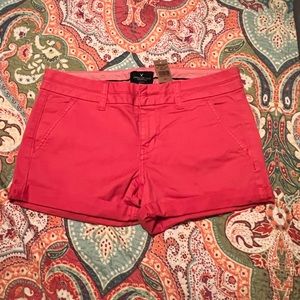 American eagle midi shorts nwt. More red than pink. Smoke free
